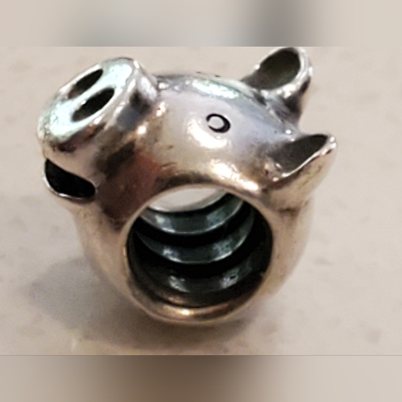 PANDORA Little Pig Sterling Silver Charm S925ALE Retired - Picture 7 of 10